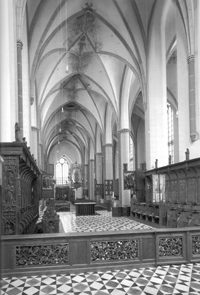Overzicht interieur St. Nicolaikerk te Kalkar (Werd 2002, afb. 116)