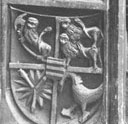 Foto: onbekend, 1920. Afbeelding volgens http://www.loegumkloster-kirke.dk/korstolene-i-loegumkloster-kirke.aspx (13-8-2020). Geen grote afbeelding